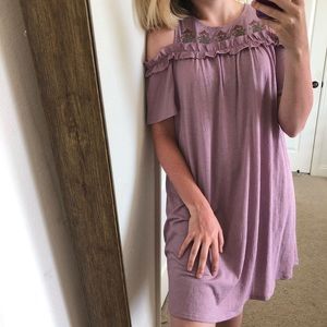 Lauren Conrad shoulder dress